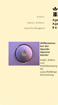 Mobile Screenshot of agenda-agentur.de